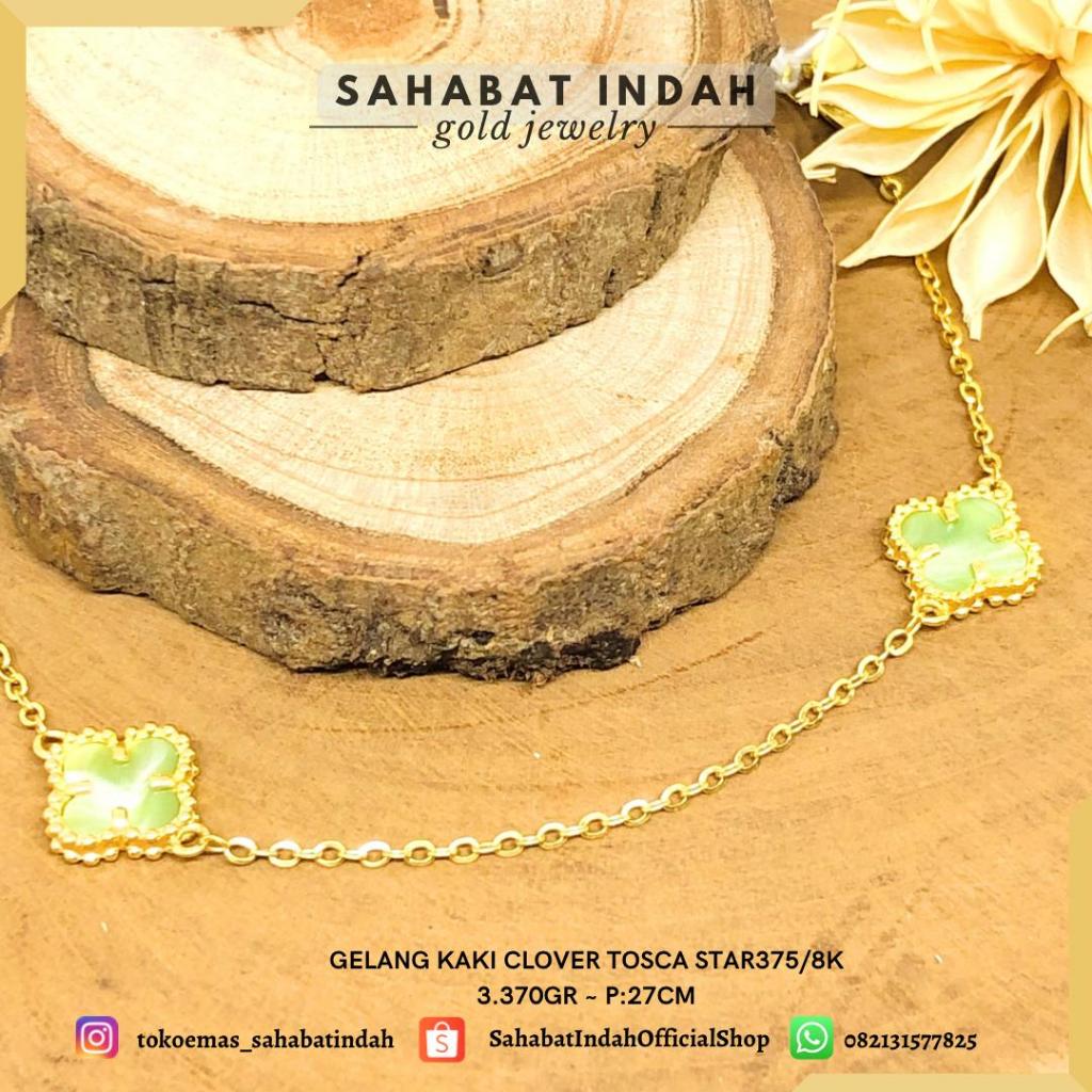 Gelang Kaki Emas Model terbaru 375/8K