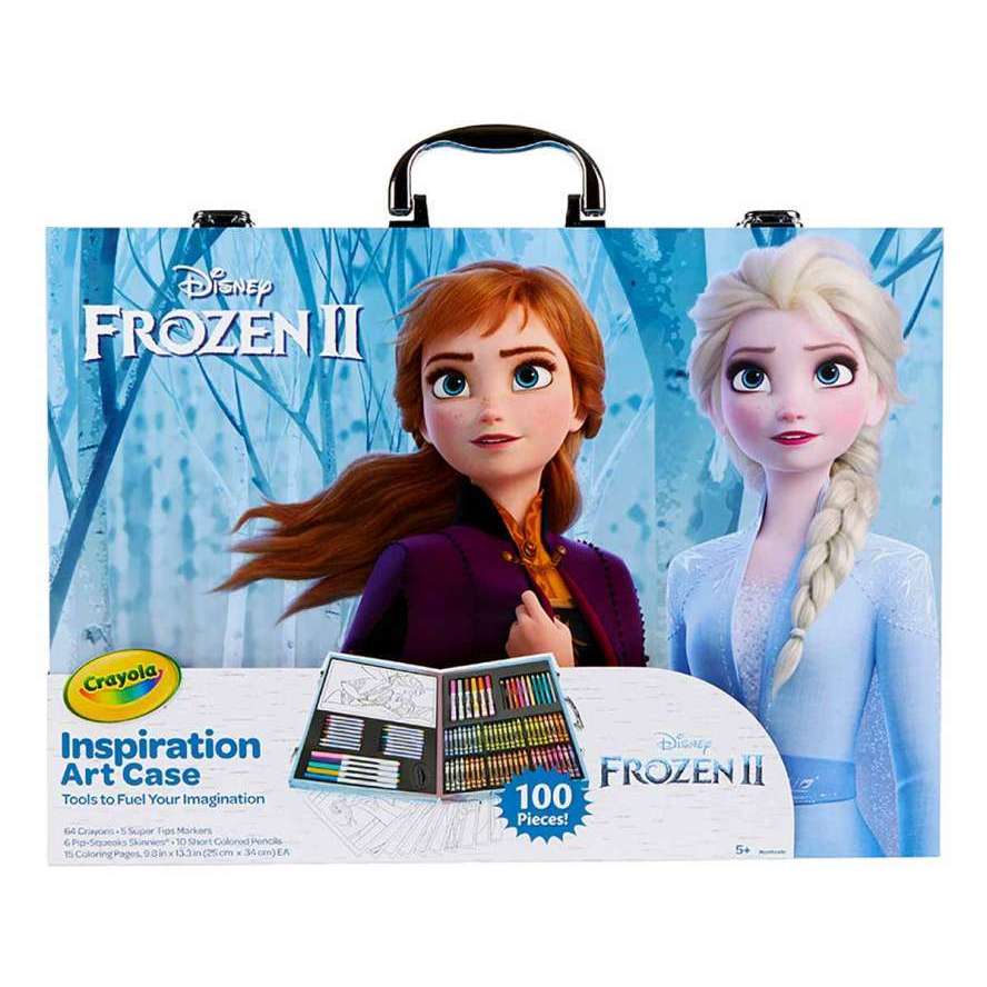 

Crayola Frozen II Inspiration Art Case [100 Pcs] Original