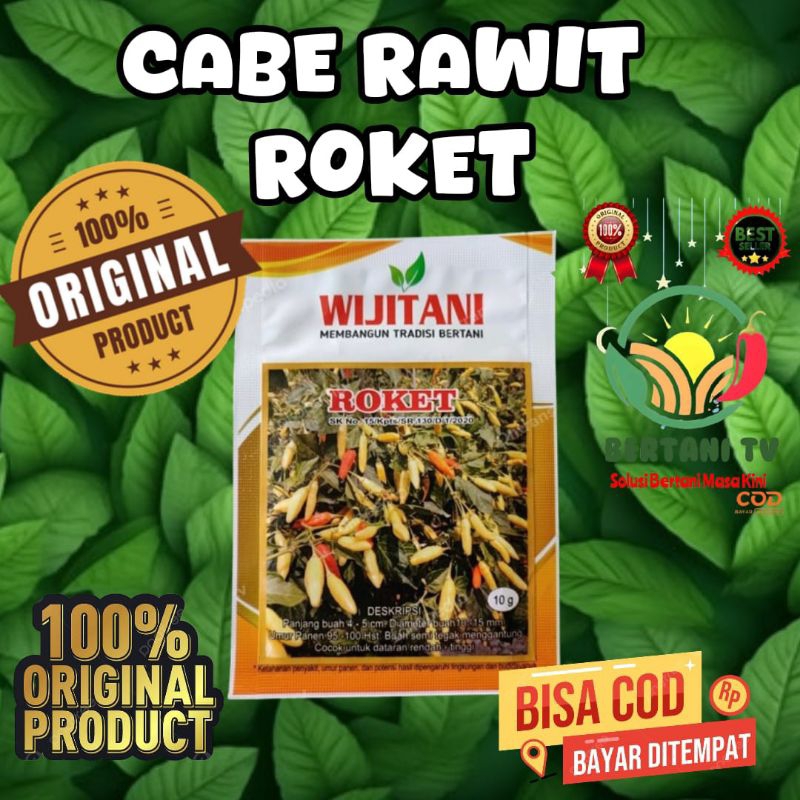 

Cabe Rawit ROKET 1 SLOP (isi 20 pcs) cabe rawit unggul tahan virus