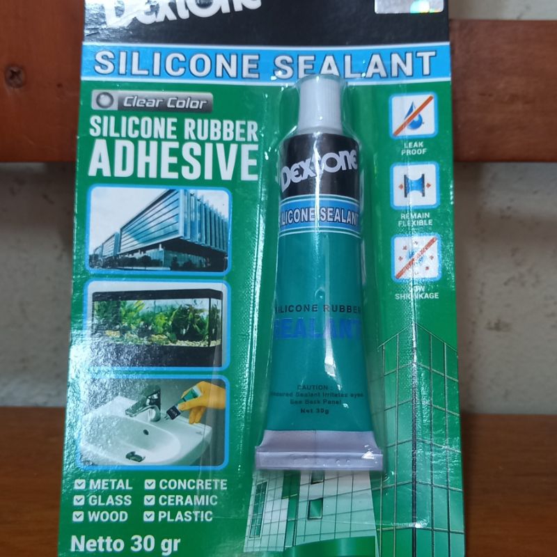 Dextone Lem silicone clear sealer