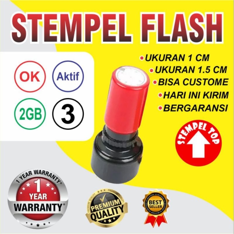 

STEMPEL FLASH/STEMPEL OTOMATIS/STEMPEL WARNA/STEMPEL OK