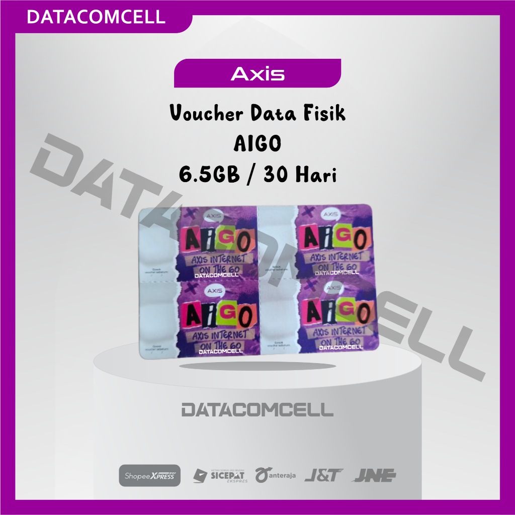 VOUCHER AXIS AIGO 6.5GB 30Hari