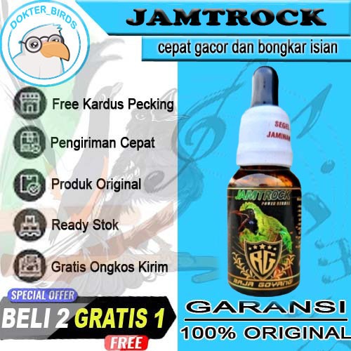 JAMTROCK RG Vitamin Burung Cucak Ijo Cepat Gacor Penggacor burung cucak ijo