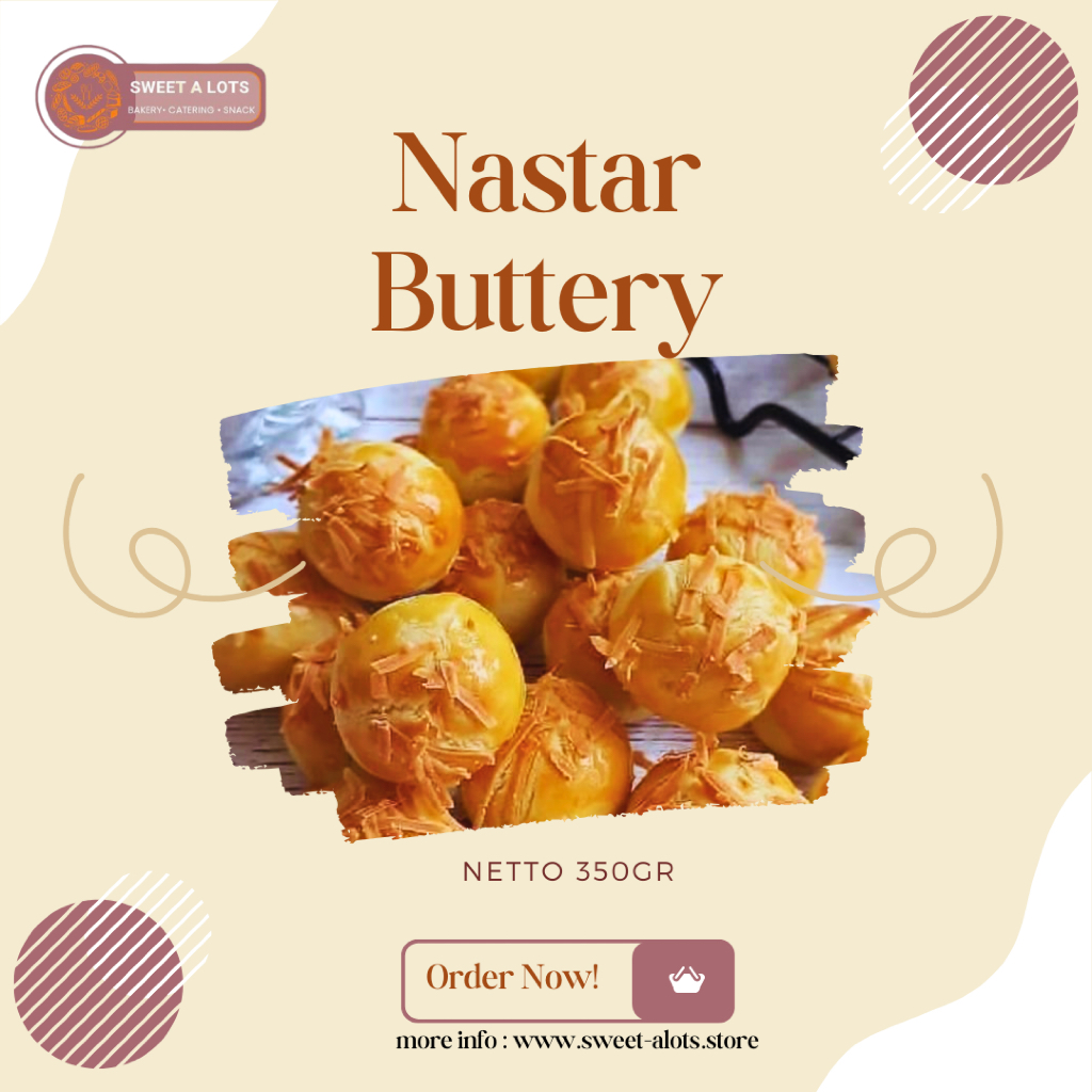 

Kue Kering - Nastar Buttery Premium 350gr | Sweet a Lots