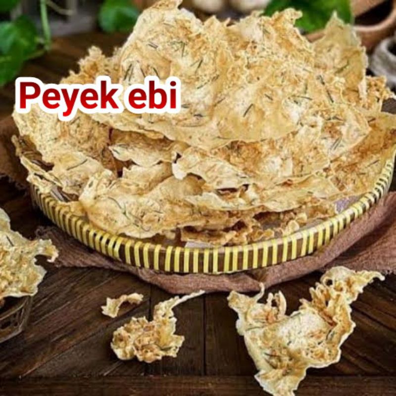 peyek ebi/udang kering