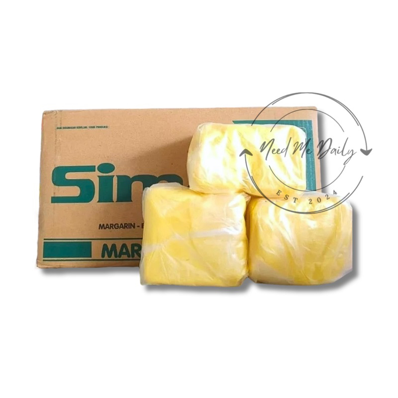 

MARGARIN SIMAS 250gr 500gr 1 Kg / Mentega Simas Repack Kiloan