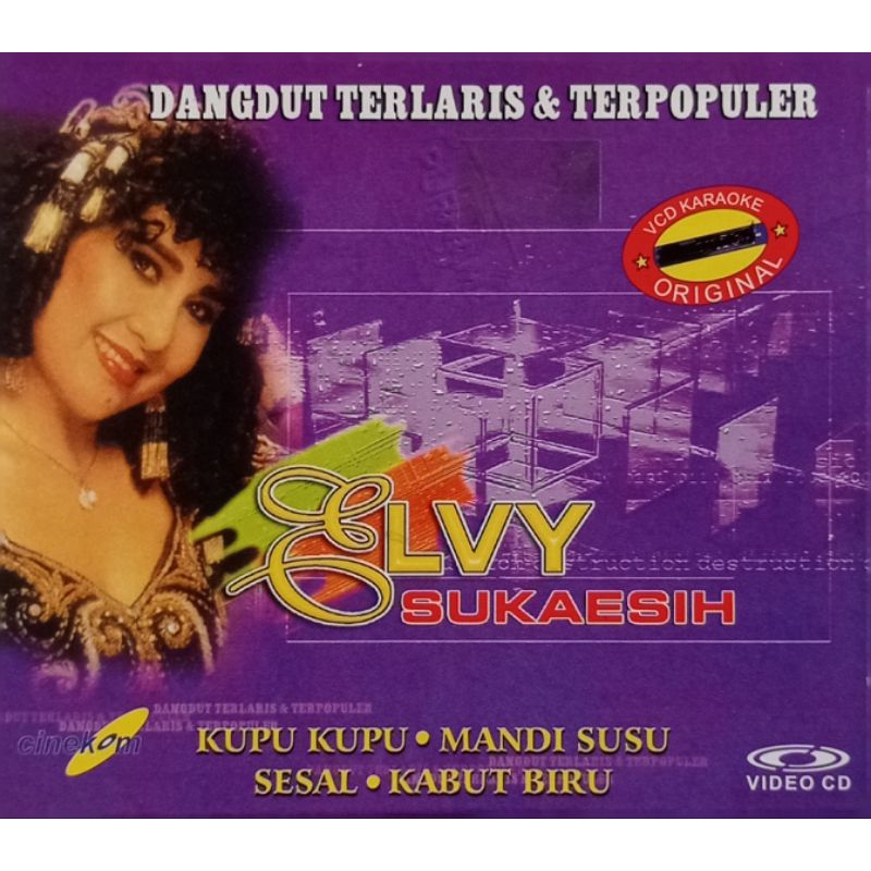 VCD ORIGINAL ALBUM DANGDUT TERLARIS & TERPOPULER ELVY SUKAESIH