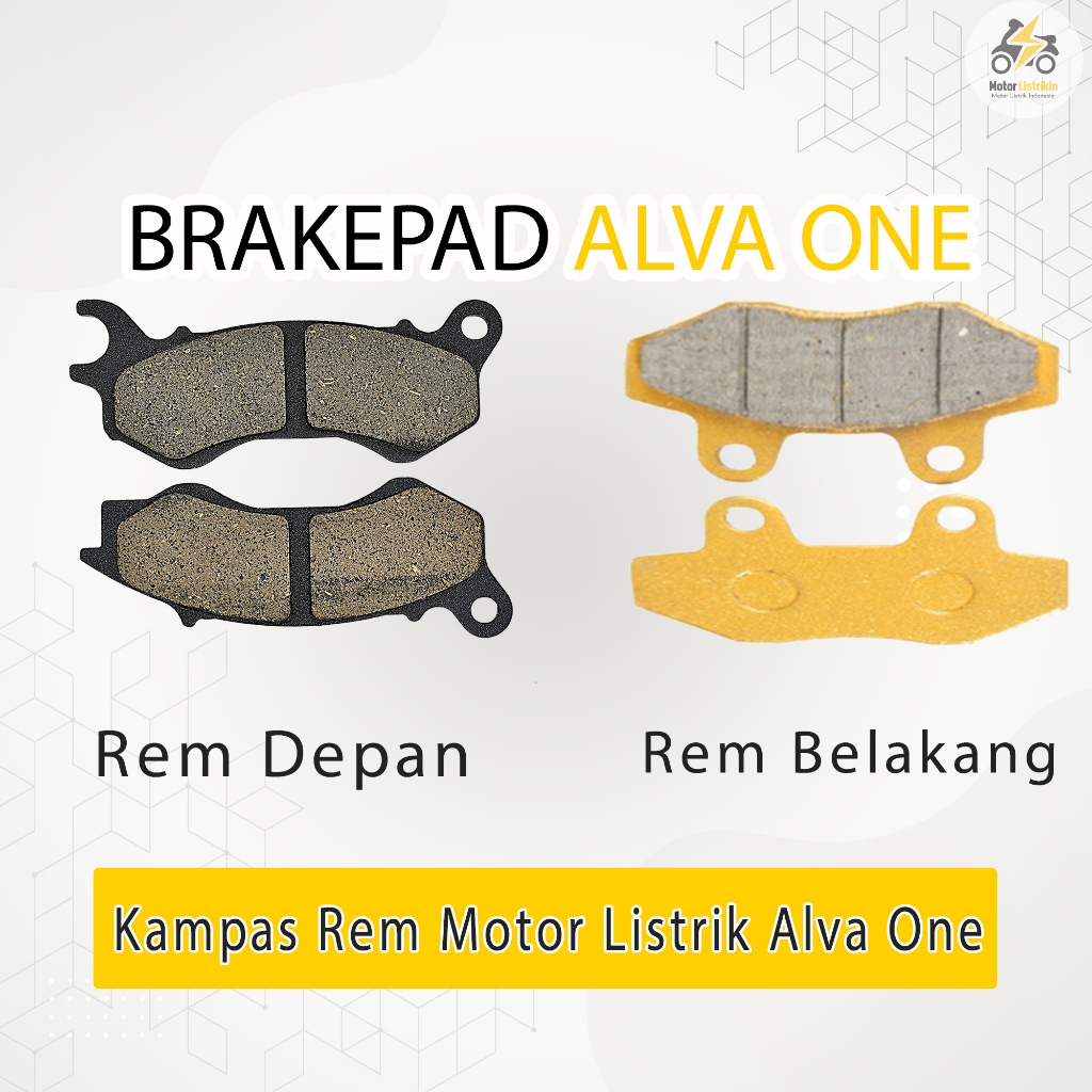 Kampas Rem Motor Listrik Alva One