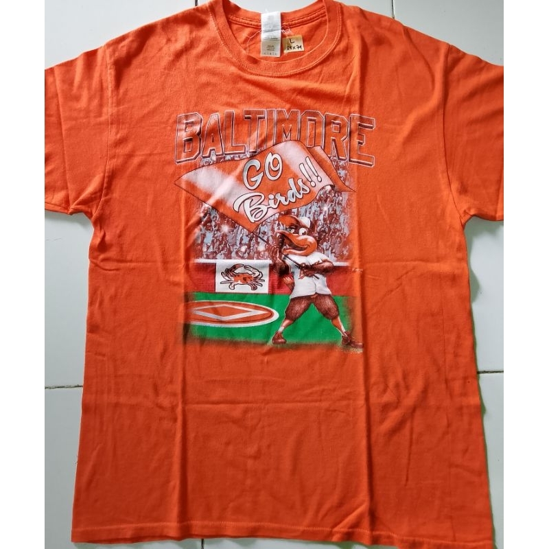 Kaos T-shirt MLB NFL NHL Baltimore Orioles second