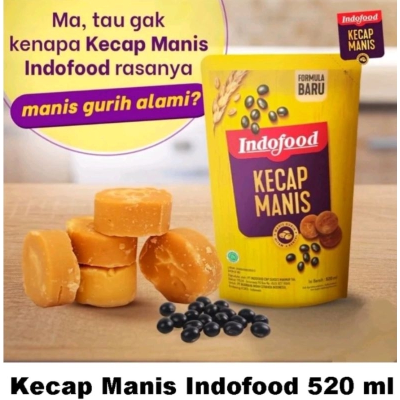 

Indofood Kecap Manis Formula Baru 520 ml
