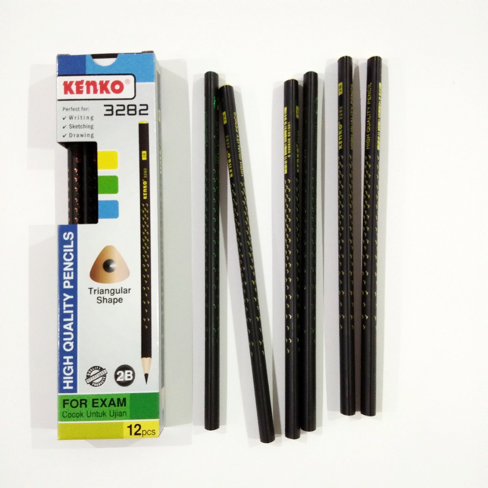 

[68GR] 1BOX ISI 12PCS PENSIL KENKO 3282