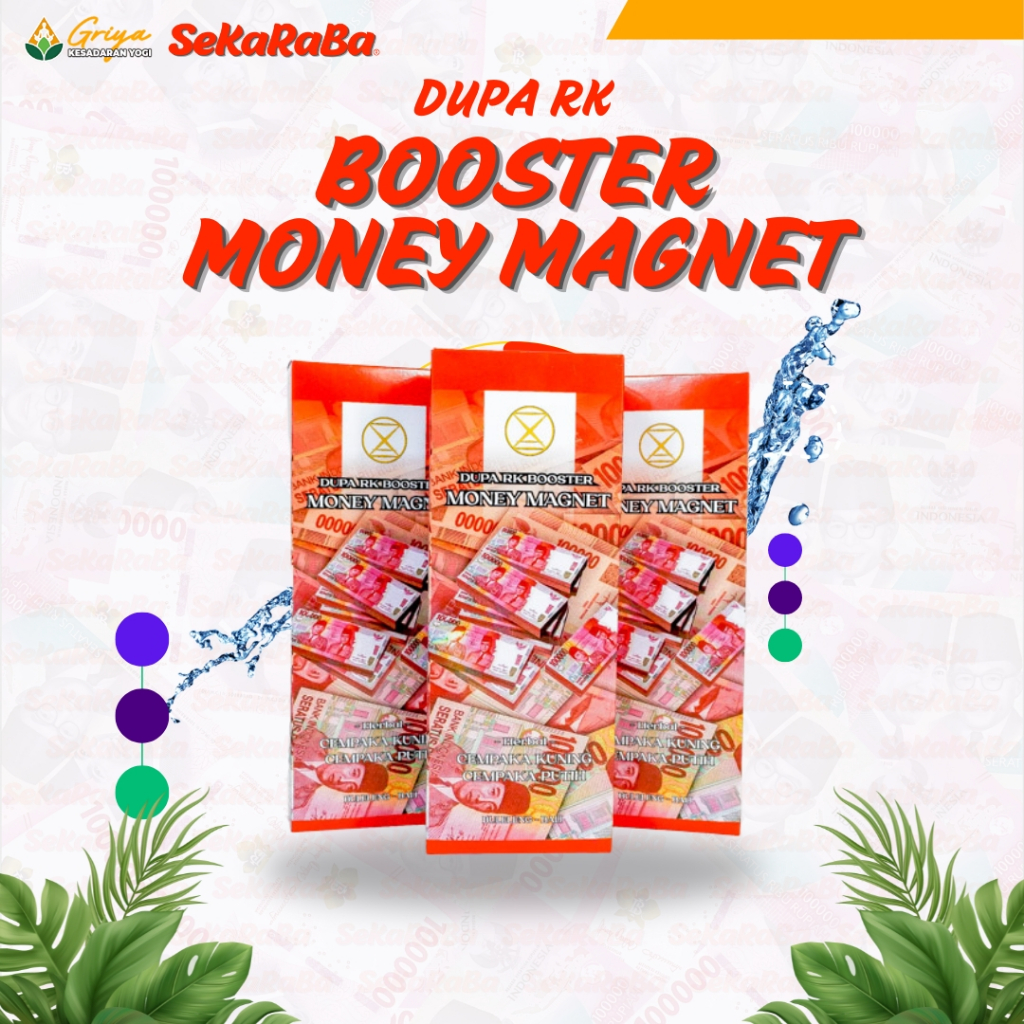 Dupa RK (Incense) Booster Money Magnet Herbal Alami 150 Stick