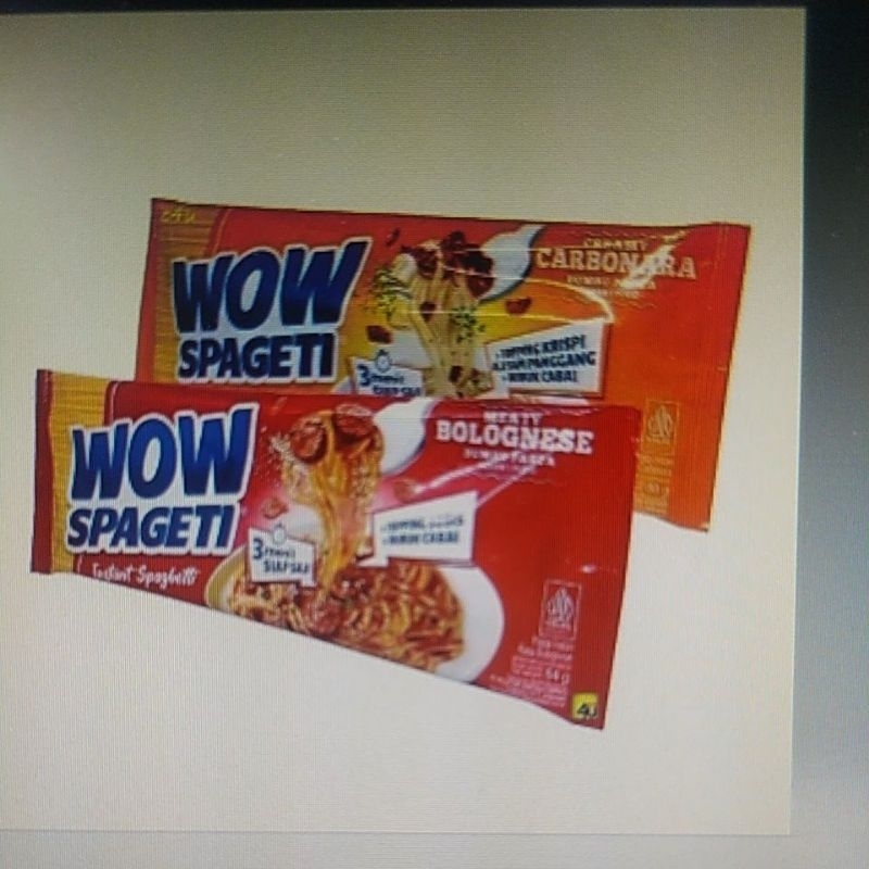 

Wow Spageti ( Instant Spageti) Pasta Meaty Bolognese