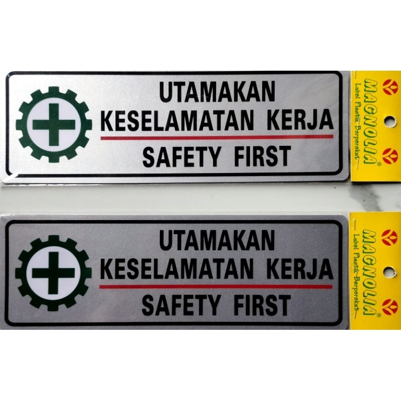 

Stiker Label SAFETY FIRST K3L Ruang Lab/Bengkel