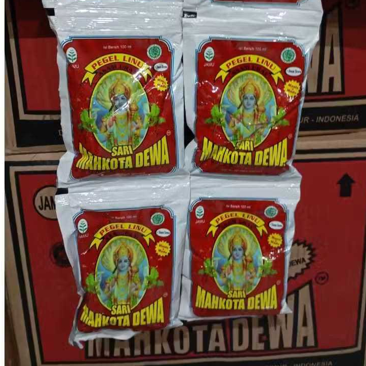 

12 Sachet- Jamu Sari Mahkota Dewa/ Jamu Tradisional / Jamu Mahkota Dewa Cair Obat Pegal Linu Asam Urat Ampuh