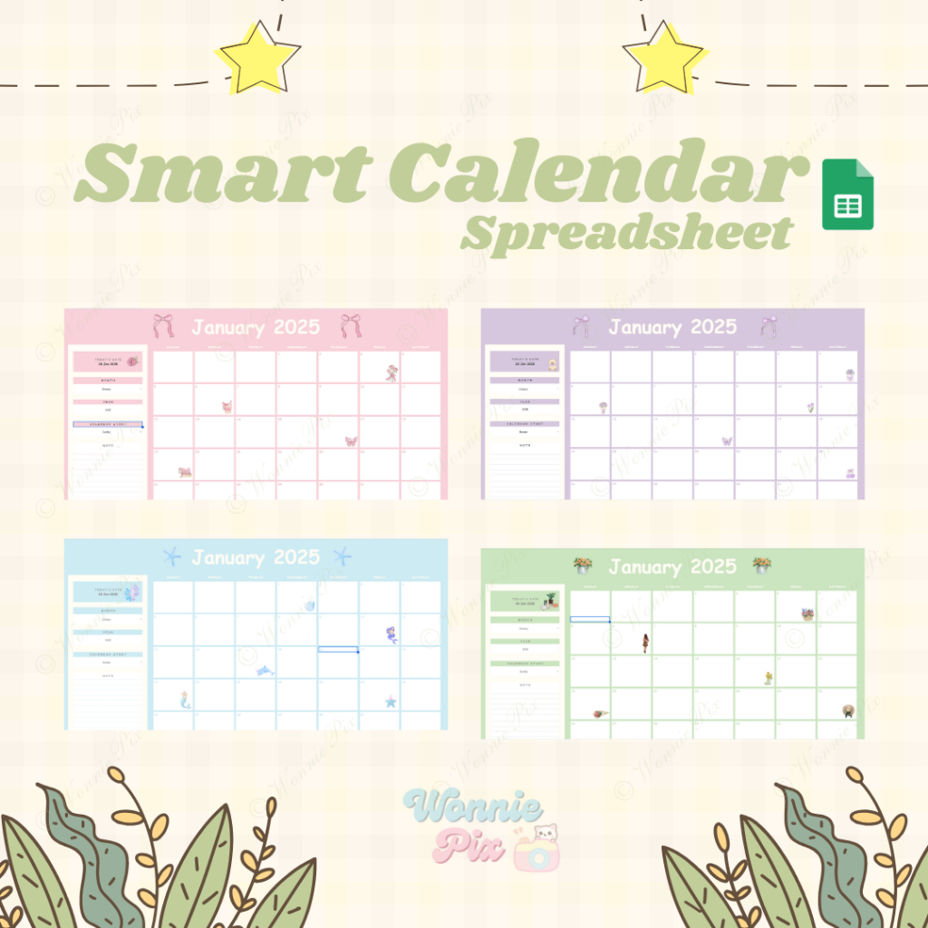 

Smart Calendar Spreadsheet | Calendar Digital | Kalender Digital | Kalender Spreadsheet