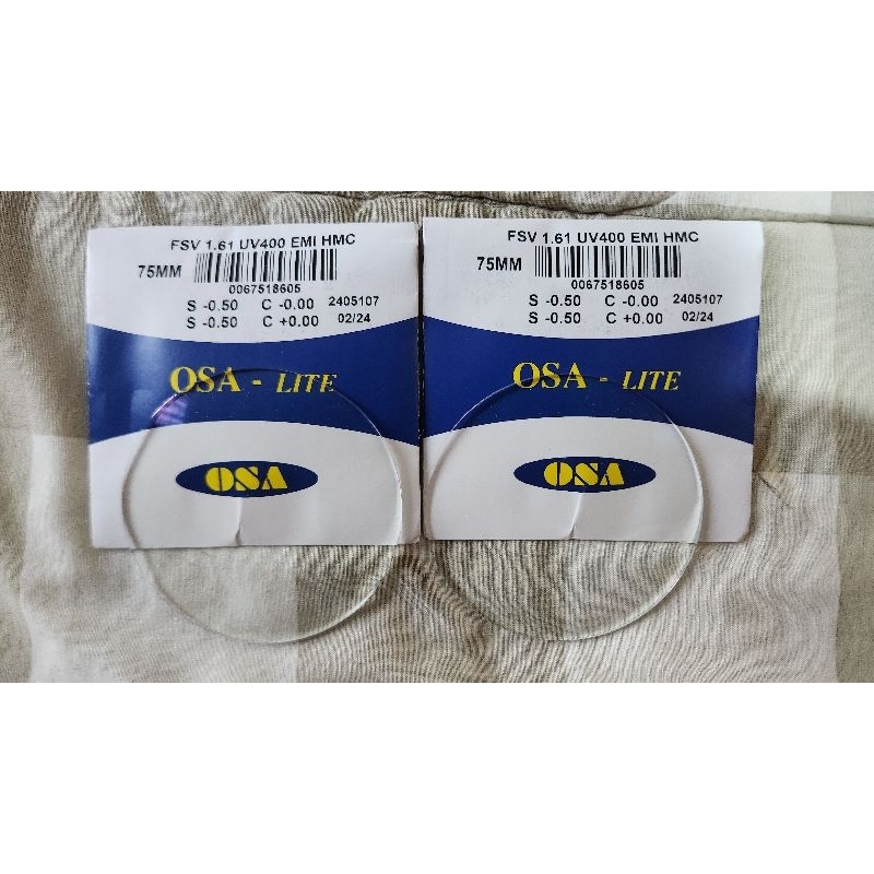 Lensa Kacamata Minus -0.5 dari optik seis