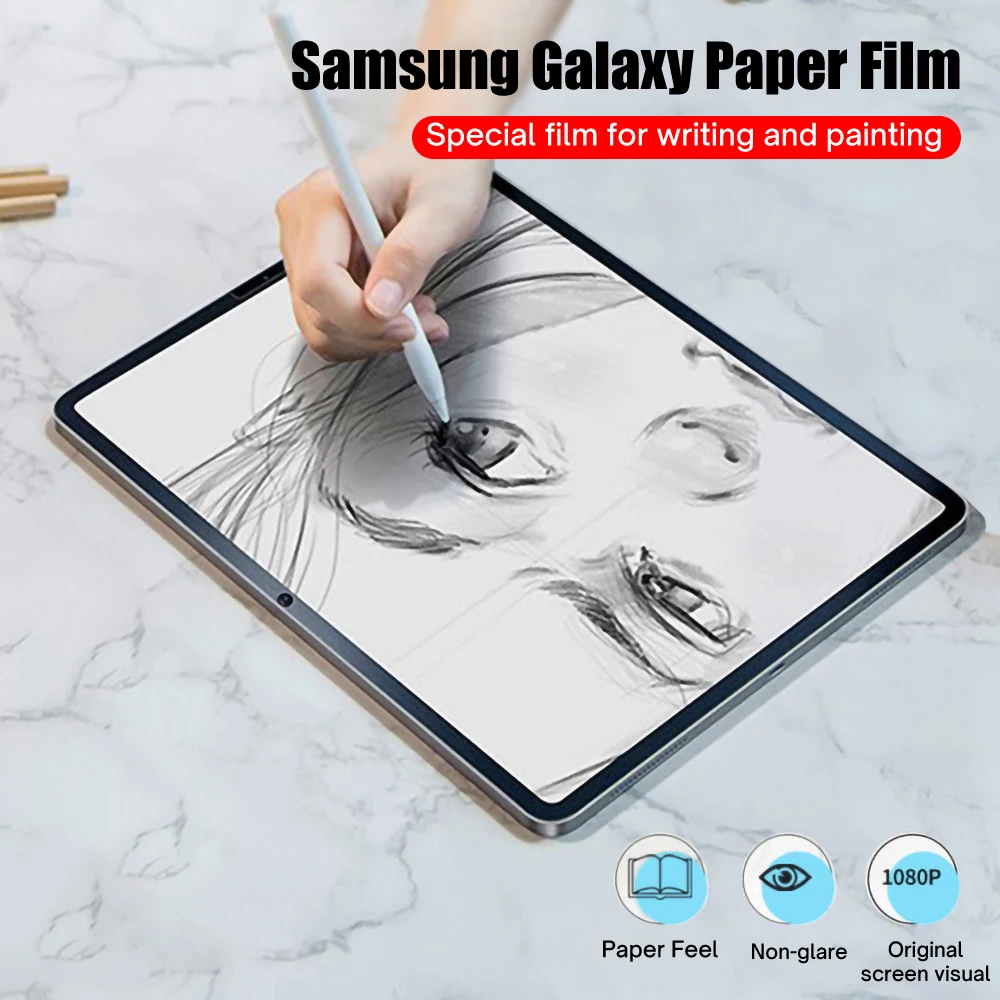 PAPER LIKE anti gores SAMSUNG TAB A9 PLUS / A8 10.5" / A7 LITE / TAB A 8" S-Pen / non S-Pen