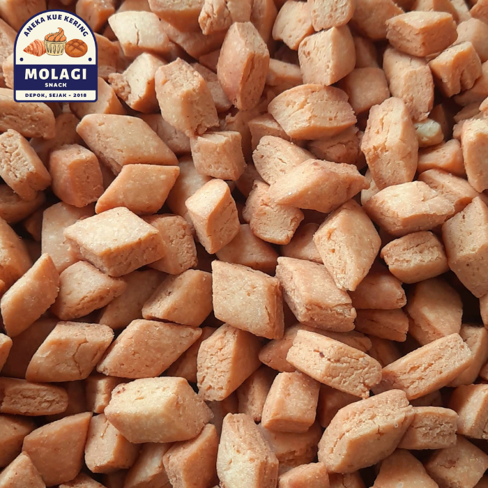 

Kue Biji Ketapang Manis Gurih Home Made 250 Gram / Kue Kering - Molagi Snack