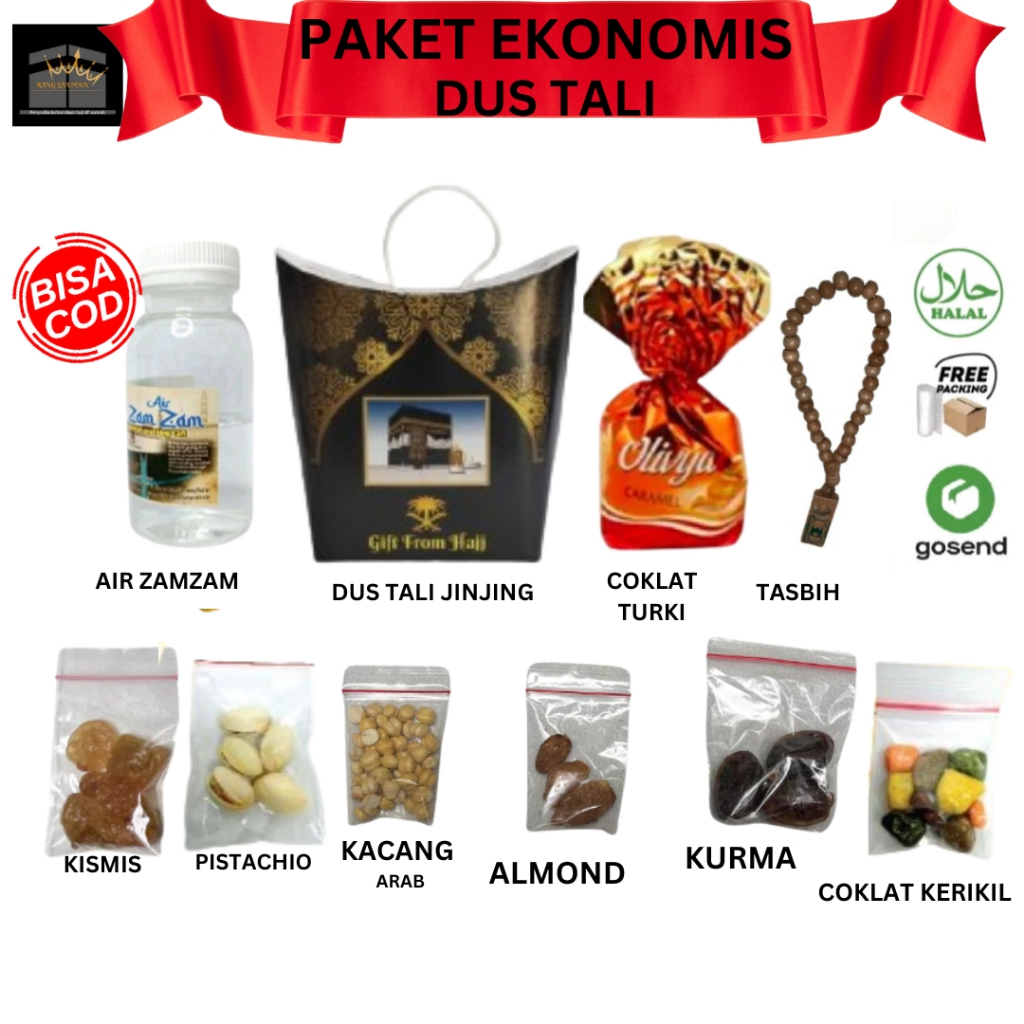 

Paket Oleh Oleh Haji dan Umroh paket dus teng-teng/paket dus tali paket COKLAT TASBIH 33