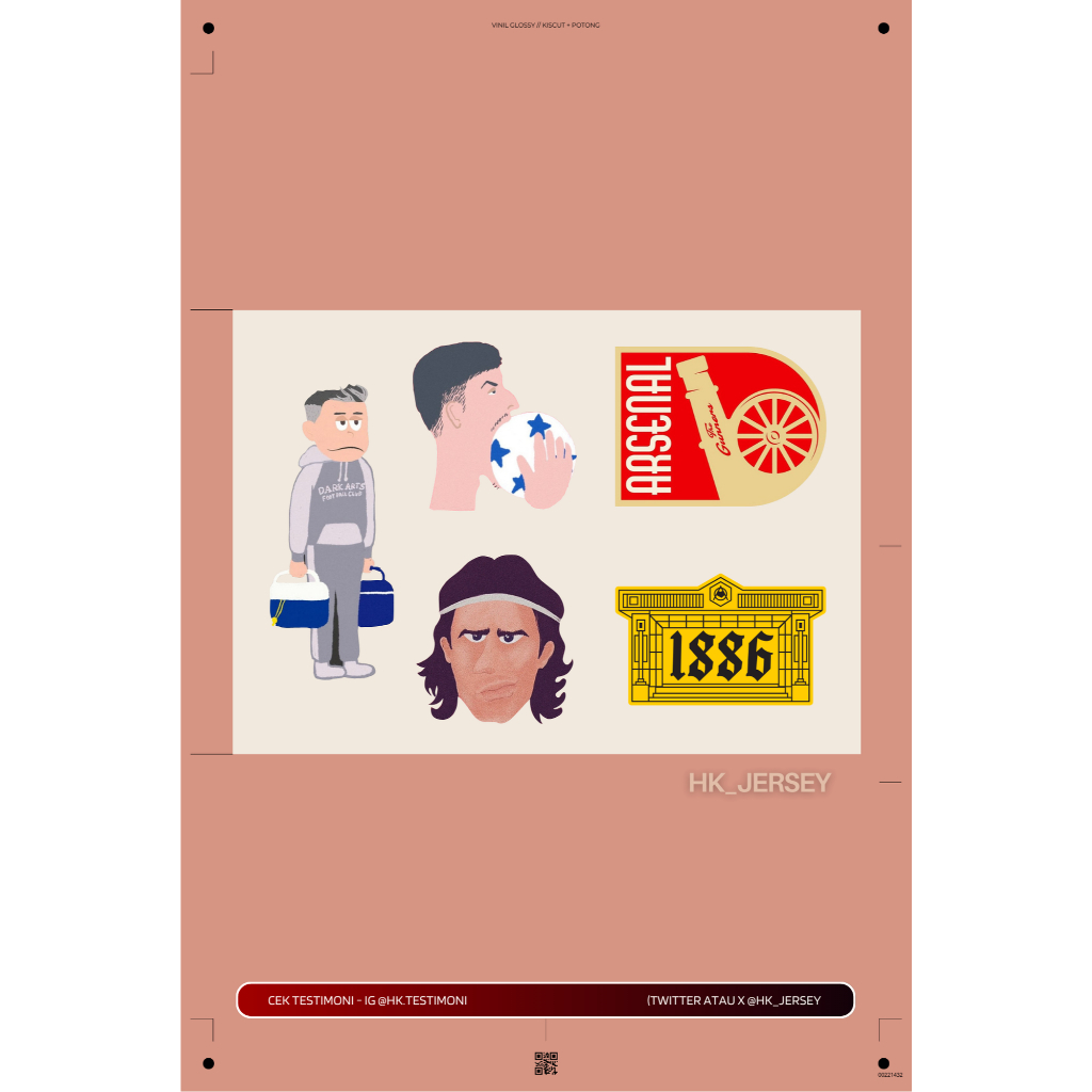 

SEBUAH STICKER HAVERTZ + CALAFIORI + TROSSARD AR.SENN ALL.