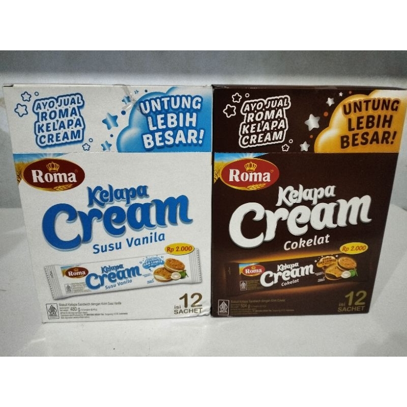 

Roma kelapa cream 2000 isi 12 pcs