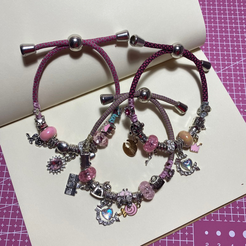 Paracord Charm Bracelet [custom]