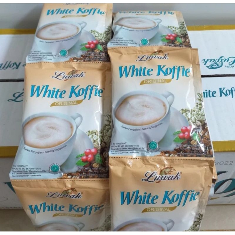 

White Koffe (White Kopi) rencengan isi 10 pcs