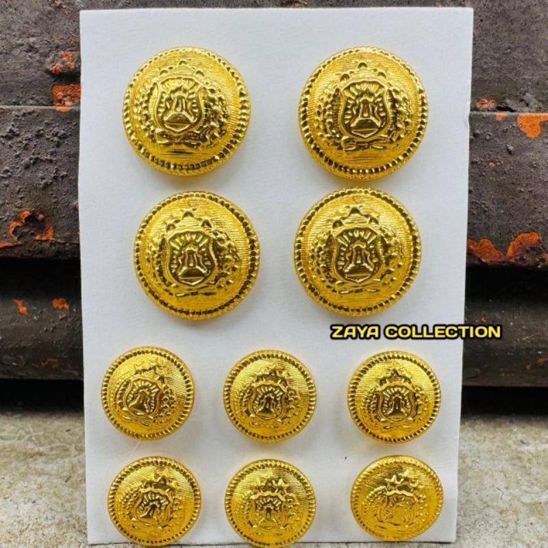 RB Kancing PDU Polri - Kancing baju pdu polri polisi