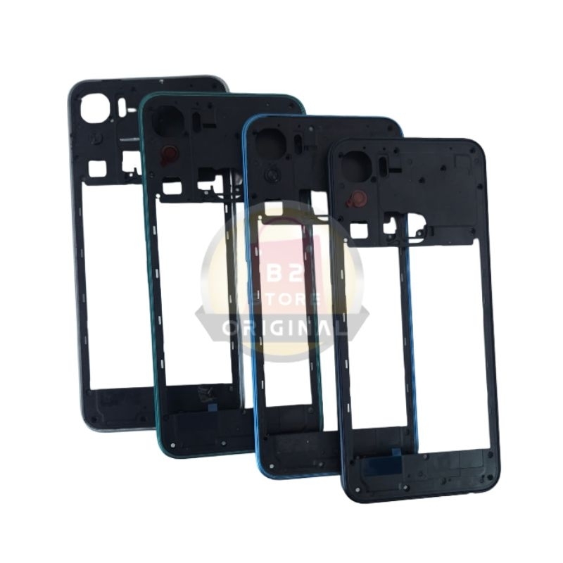 MIDDLE FRAME - TULANG TENGAH BEZEL INFINIX HOT 12 PRO X668 BEZZEL - RANGKA CASING