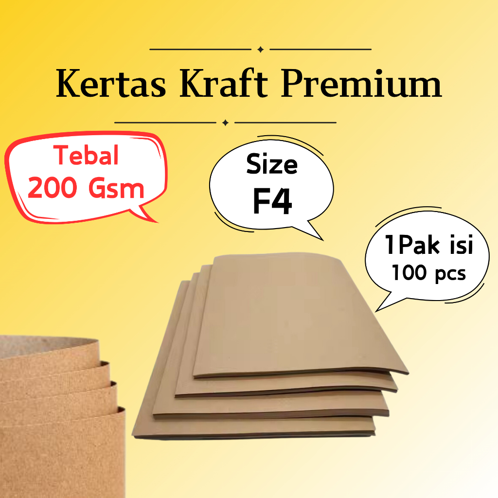 

100 Lembar - Kertas Samson A4 F4 A5 A6 21 x 30cm isi 100 lbr 200 gsm