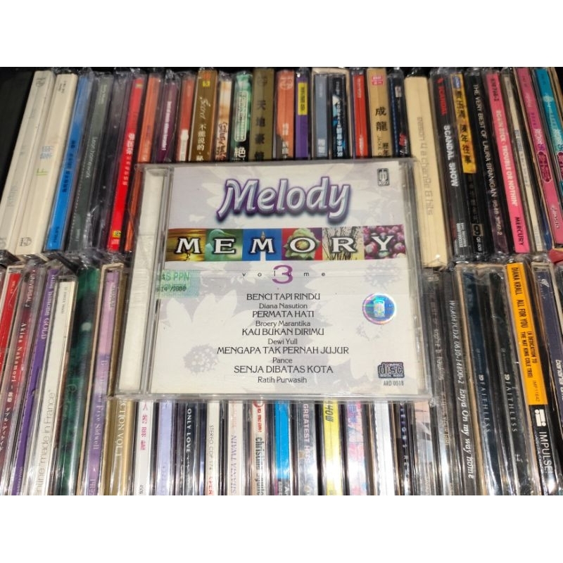 CD Melody Memory Volume 3 - Diana Nasution, Broery Marantika, Pance, Ratih Purwasih, Dewi Yull, Ebie