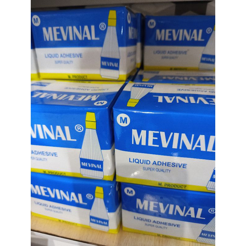 

(1 box isi 24 pcs) Lem kertas/ Lem cair mevinal