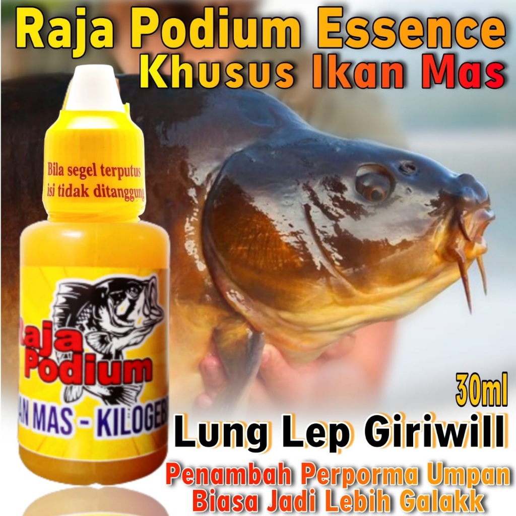 Essen Ikan Mas RAJA PODIUM Khusus Mancing Lomba Harian KiloGebrus Ikan Rame, Essen Ikan Mas Paling A