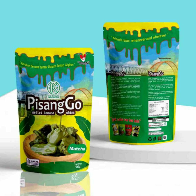 

SNACK CEMILAN KERIPIK PISANG VARIAN MATCHA GREENTEA "PISANGGO MATCHA" KERIPIK PISANG YANG ENAK GURIH DAN LEZAT PRODUK LOKAL HALALAN THOYYIBAN