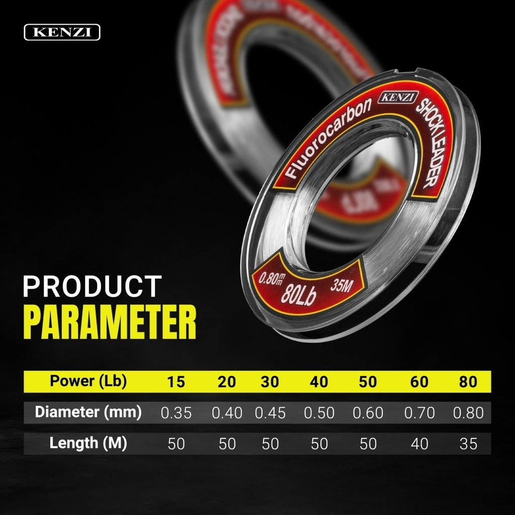 sENAR MANCING leader KENZI  KENZI  flurocarbon SENAR LEADER KENZI FLUROCARBON