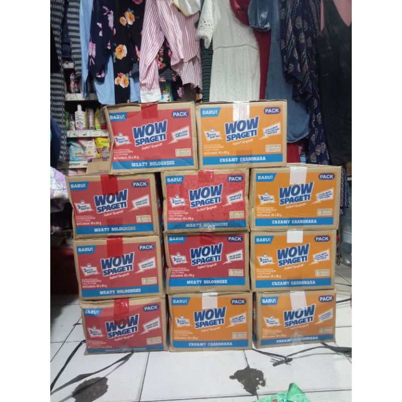 

WOW spaghetti 1 Dus ( 84gr x 40pc)