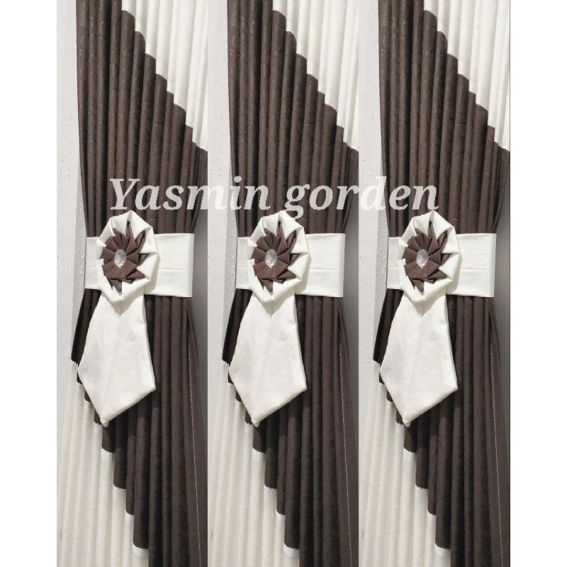 Gorden kupu kupu gorden kombinasi gorden dua warna gorden ikat tengah gorden bagus