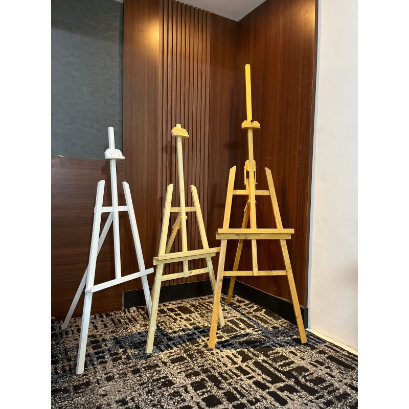 Easel lukis MURAH / STANDING EASEL WOODEN