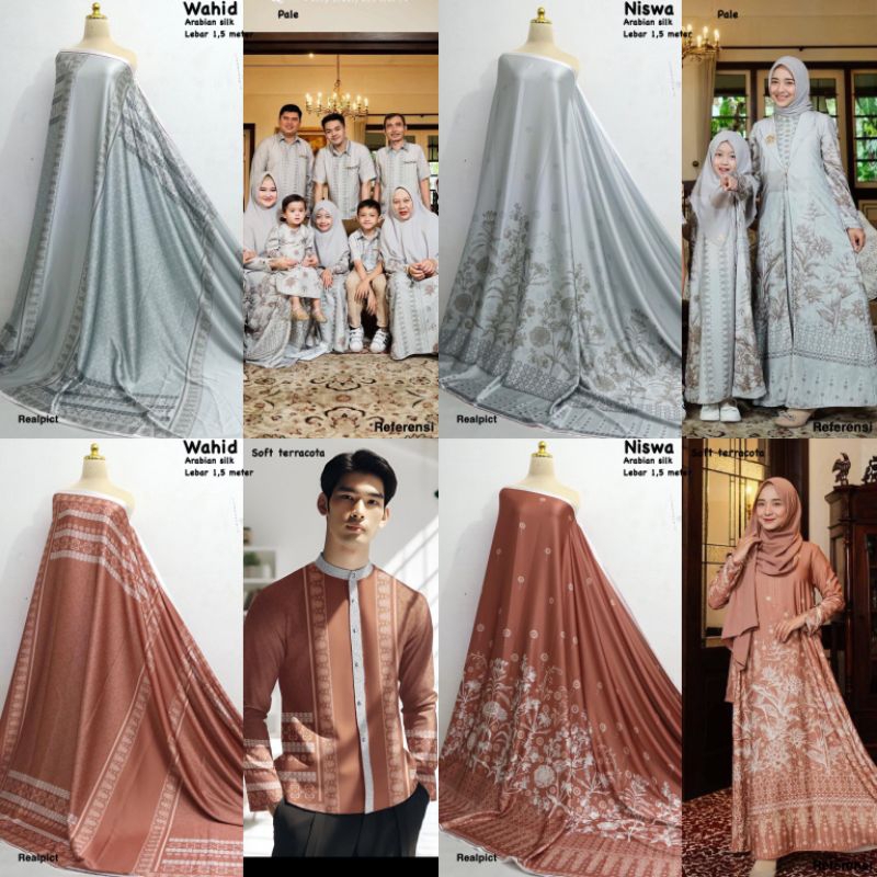 TERBARU Kain Sutra Arabian Silk // Kain Meteran Premium//Motif Etnik//Baju Lebaran Look Like Vanilla