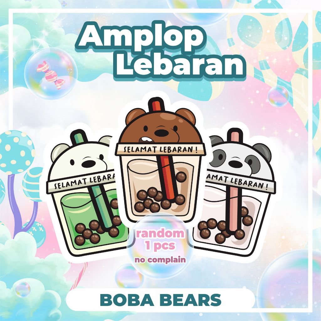 

Amplop Lebaran 2025 | Boba Bears