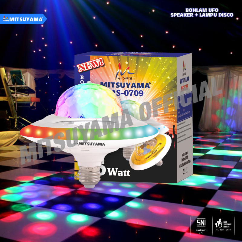 Bohlam LED Disco UFO MS-0709