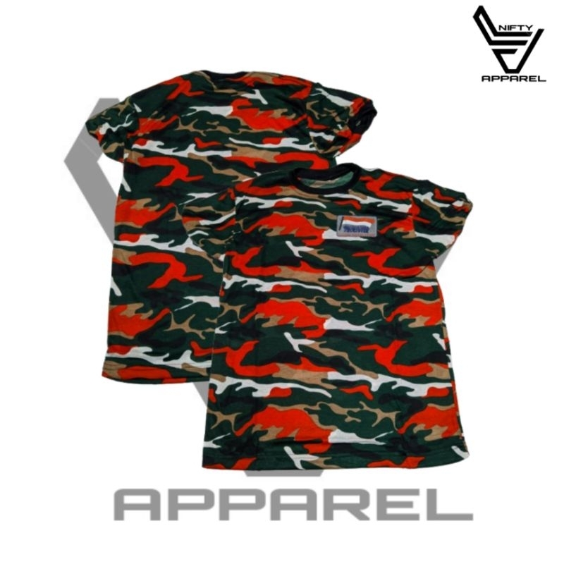 KAOS LENGAN PENDEK LORENG LASKAR MERAH PUTIH DECKER LORENG LASKAR MERAH PUTIH LENGAN PANJANG LMP