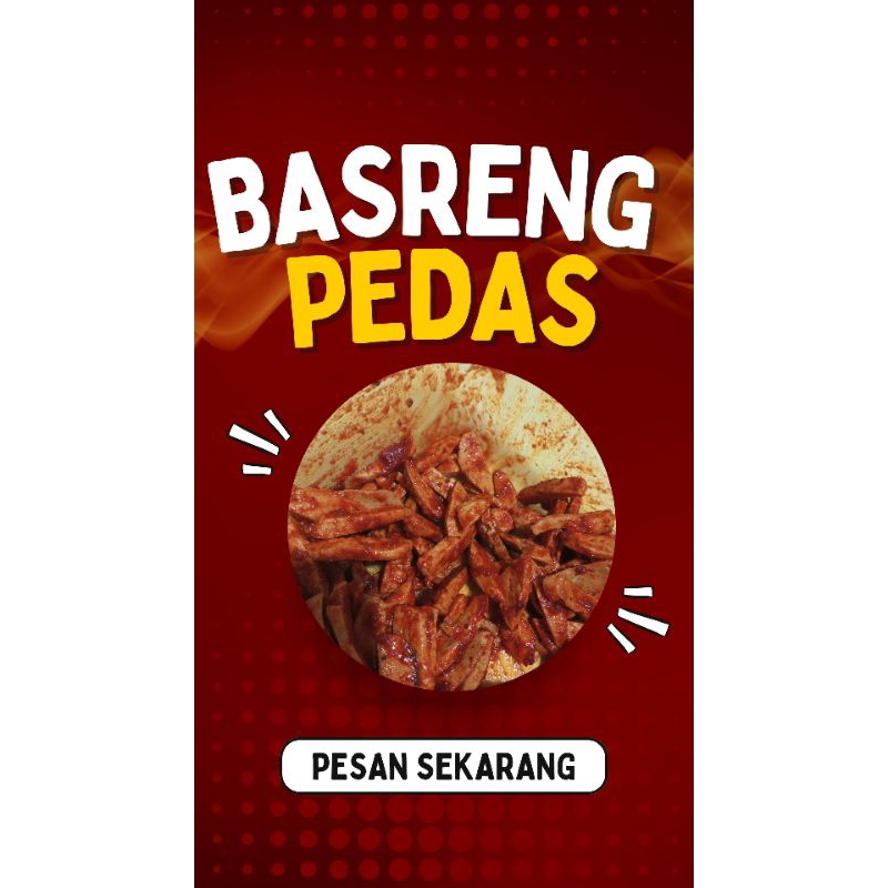 

basreng Kriuk pedas daun jeruk (250g)