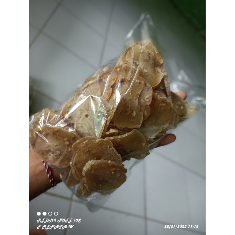 

krupuk tempe mentah