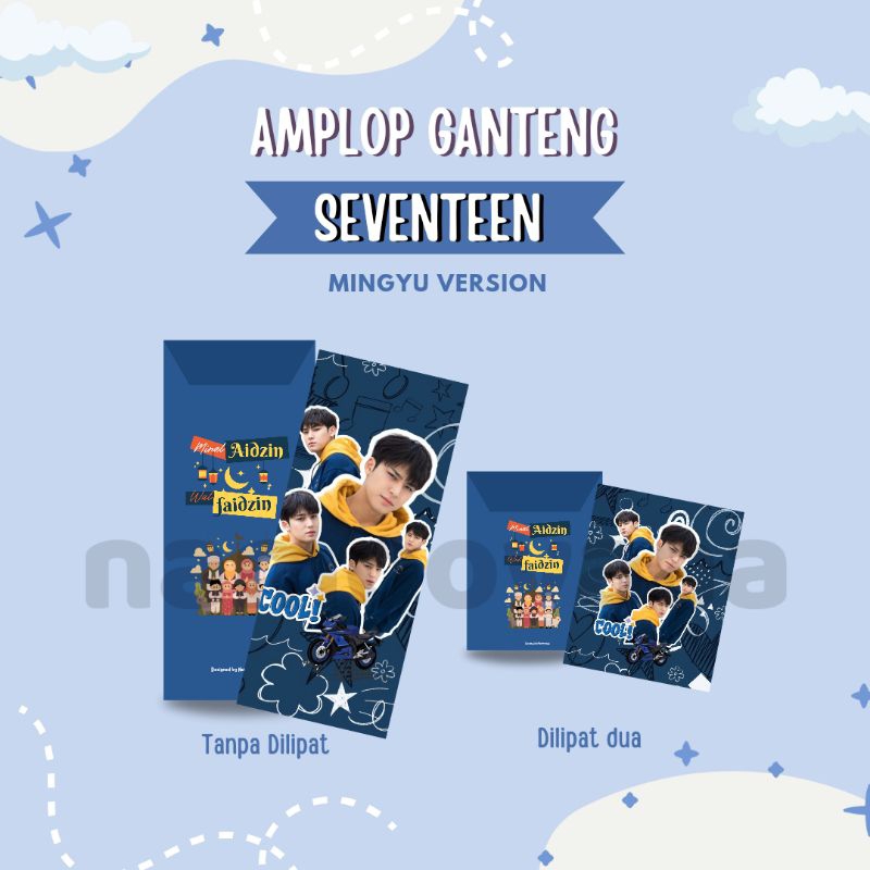 

Amplop lebaran unik dan lucu dengan tema Kpop | SEVENTEEN VERSION