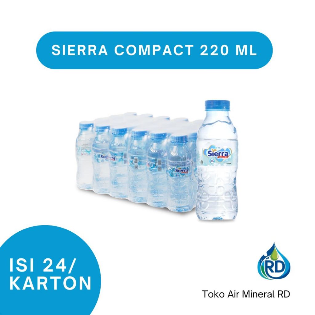 

Air Minum Mineral Botol Sierra 220 ML 1 Pack Isi 24