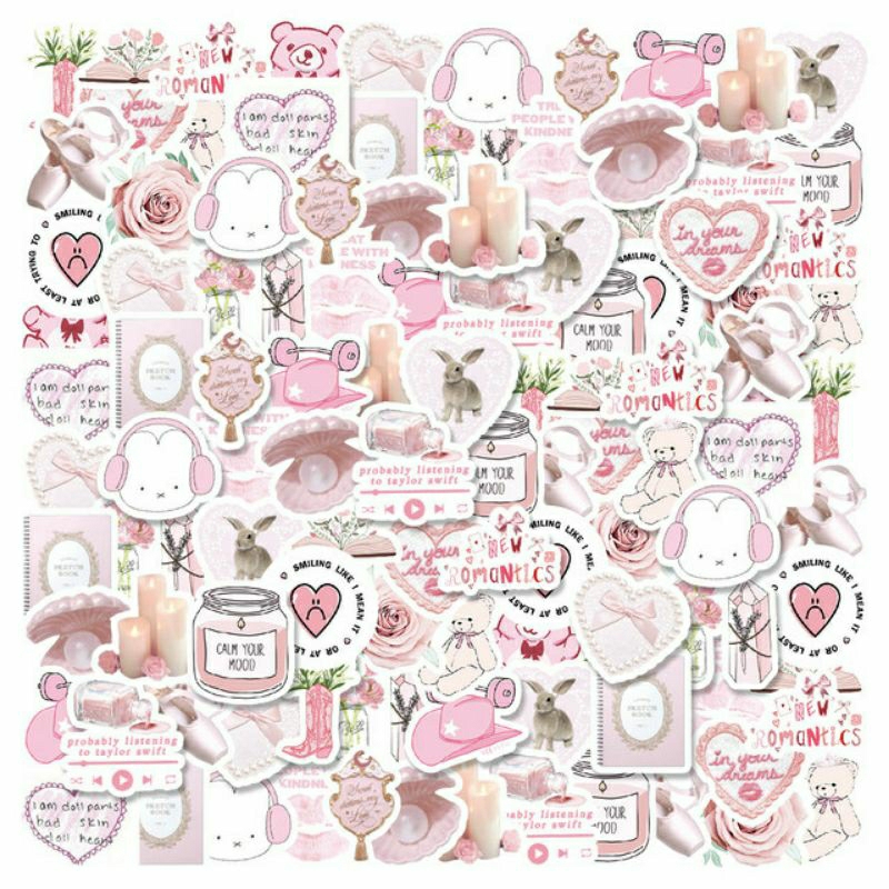 

Stiker Pack Pink Aesthetic Stiker Pink Cute 677 Stiker Aesthetic Stiker Laptop Stiker Helm Stiker Tumblr Stiker HP, Aksesoris Hp , Anti Air