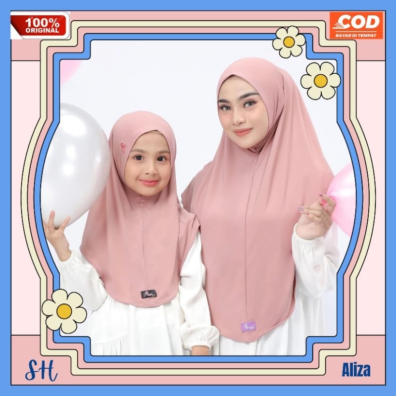 Promo-couple sepasang Jilbab hijab kerudung bergo krudung wanita dewasa ibu anak non tanpa pet jumbo