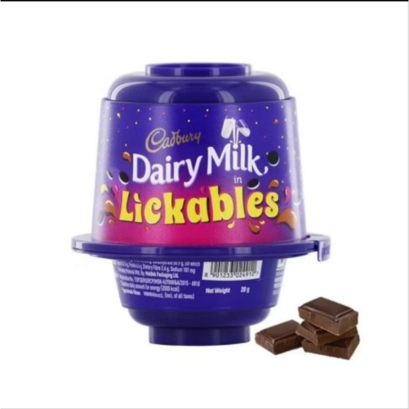 

Cadbury lickables/Coklat isi mainan